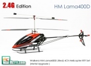 Walkera Lama400D Metal Edition 4ch RTF Kit with WK-2402 Transmitter (Red Color, for beginner) NEW 2.4G!