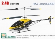 Walkera Lama400D Metal Edition 4ch RTF Kit with WK-2402 Transmitter (Yellow Color, for beginner) NEW 2.4G!