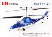 Walkera 5#4Q4 Metal Edition with Lights 4ch Heli RTF Kit (for Beginner) NEW 2.4G!