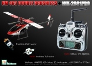 2.4G Walkera 4G3 Double BRUSHLESS METAL Edition w/ 8ch WK-2801PRO Transmitter RTF Combo