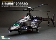 2.4G Walkera Devention Airwolf 200SD3 3Blades FLYBARLESS Brushless Metal Edition w/ DEVO8S TX RTF (Deluxe Version)
