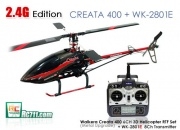 2.4G Walkera Creata400 Aluminum Brushless Edition w/ 8ch WK-2801PRO Transmitter RTF Combo (for Intermediate)