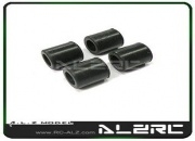 Landing Skid Nut - Black for ALZ/T-Rex 500