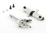 3DPro Light Alloy Tail Blade Grip Assembly w/ 3mm Shaft (Silver) for Compass Warp360