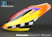 3DPro PREIMUM Painted Glossy Fiberglass Canopy 10 for T-Rex 550E