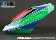 3DPro PREIMUM Painted Glossy Fiberglass Canopy 11 for T-Rex 550E