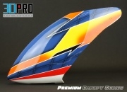 3DPro PREIMUM Painted Glossy Fiberglass Canopy 10 for T-Rex 700E