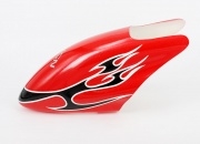 T-Rex Style Glass Fibre Canopy for 450 Helicopters (Red Tatoo) - CLEARANCE