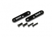 H255 Canopy Post Stiffener (Alu Black)  2 pack