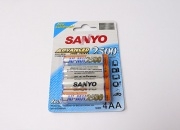 Sanyo Ni-MH 2500mAh AA Rechargeable Batteries Pack