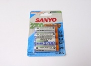 Sanyo Ni-MH 2700mAh AA Rechargeable Batteries Pack