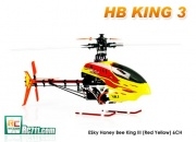 ESky Honey Bee King 3 (Red-Yellow) 3D Barebone Kit
