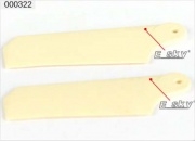 Plastic Tail Blade (White)
