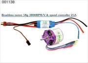ESky 3800KV Brushless Motor Outrunner + 25A ESC Combo