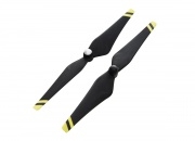 DJI E300 9443 Carbon Fiber Reinforced Self-tightening Props (Black with yellow strips)