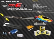 Compass Atom 6HV FlybarLess 3D Super Combo w/MicroBeast 3-Axis System+ALIGN DS615x3&DS655+Motor+BEC/ESC
