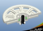 ALZRC Devil 450 Pro 121T Slant Thread Main Drive Gear Set (White) for Devil 450 / Devil 480