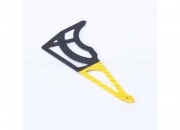 ALZRC Devil 450/480 FAST Carbon vertical stabilizer - 1.2mm (Yellow)
