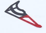 ALZRC Devil 450/480 FAST Carbon vertical stabilizer - 1.2mm (Red)