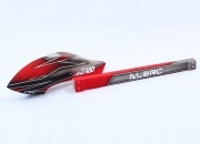 ALZRC Devil 480 FAST Fiberglass Fuselage - D (Matt Red)