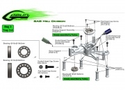 SAB Main Shaft Bearing Support w/Bearing - Goblin 630/700/770