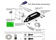 SAB Carbon Fiber Tail Case Side (1pc) - Goblin 630/700/770