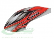 SAB Canomod Airbrush Canopy Red/White - Goblin 500