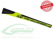 SAB Carbon Fiber Tail Boom Yellow/Black - Goblin 500