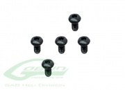 SAB DIN 12.9 Button Head Cap M2x5 (5pcs) - Goblin 500/570