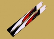 SAB 0320R Red/White/Black 550mm Hard-3D Carbon Blade