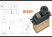 Futaba BLS251SB Brushless Heli Rudder High-Speed S.Bus2 Servo