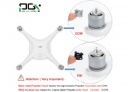 PGY DJI phantom 4 Metal Propeller Bracket Mount for Phantom4