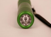 LED Flashlight / Torch (9 Bulbs, Long Lasting) Green Colour