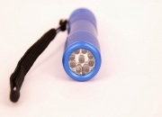 LED Flashlight / Torch (9 Bulbs, Long Lasting) SeaBlue Colour