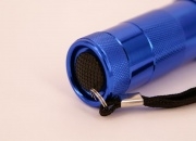 LED Flashlight / Torch (12 Bulbs, Long Lasting) SeaBlue Colour