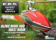 ALZRC Devil480 FAST SDC FBL HV Heli + 2.4G Futaba/JR/Walkera Receiver 3D BNF Custom Combo (Expert Built Service!)