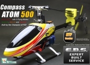 Compass Atom 500 FBL Heli + 2.4G Futaba/JR Radio 3D RTF Combo (Expert Built Service!)
