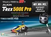 ALIGN T-Rex 500E PRO Super Combo + 2.4G Futaba/JR Radio F3D RTF (Expert Built Service!)
