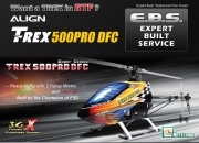 ALIGN T-Rex 500 PRO DFC FBL + 2.4G Futaba/JR/Walkera Radio 3D RTF Custom Combo (Expert Built Service!)