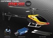 Compass Atom 500 3D CF ARF Kit w/ BL Motor + 60A ESC + CF Blade