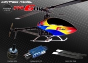 Compass Atom 6HV 3D CF ARF Kit w/ BL Motor + 70A ESC + CF Blade