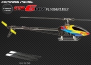Compass Atom 6HV FlybarLess 3D CF Frame Kit w/ CF Blade