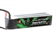 ace 22.2v 2600mAh 6S1P 25/50C Li-Polymer battery w/ T connector