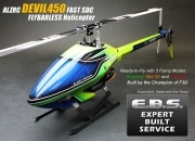 ALZRC Devil450 FAST SDC FBL Heli + 2.4G Futaba/JR/Walkera Radio 3D RTF Custom Combo (Expert Built Service!)