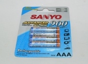 Sanyo Ni-MH 900mAh AAA Rechargeable Batteries Pack