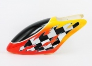T-Rex Style Glass Fibre Canopy for 450 Helicopters (Fire Checkers) - CLEARANCE