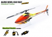 ALZRC Devil450 FAST SDC FBL Helicopter Standard Combo w/ 450M Motor + HobbyWing 40A ESC