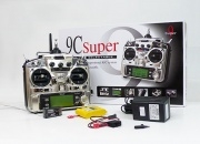 Futaba 9C (FF9) Super 2.4G 9ch Transmitter & R608FS Receiver Combo w/ 2 Batteries