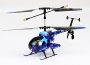 GW 9996B Phantom 3ch Micro Helicopter with Gyro (Blue Color)