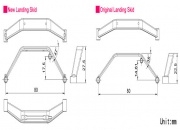 New Landing Skid Set for T-Rex 250